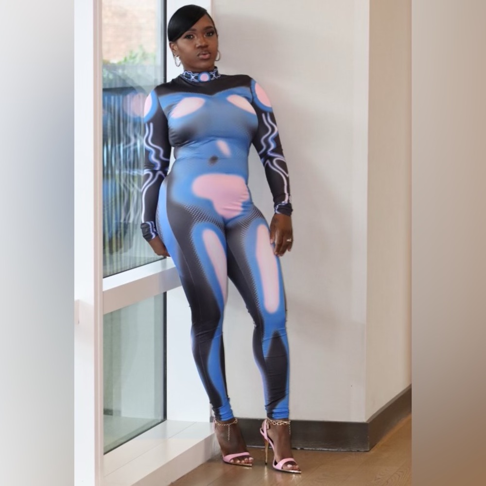 3D Long Sleeve Bodysuit